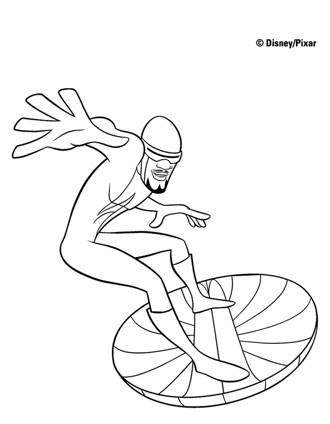 frozone incredibles colouring pages Clip Art Library