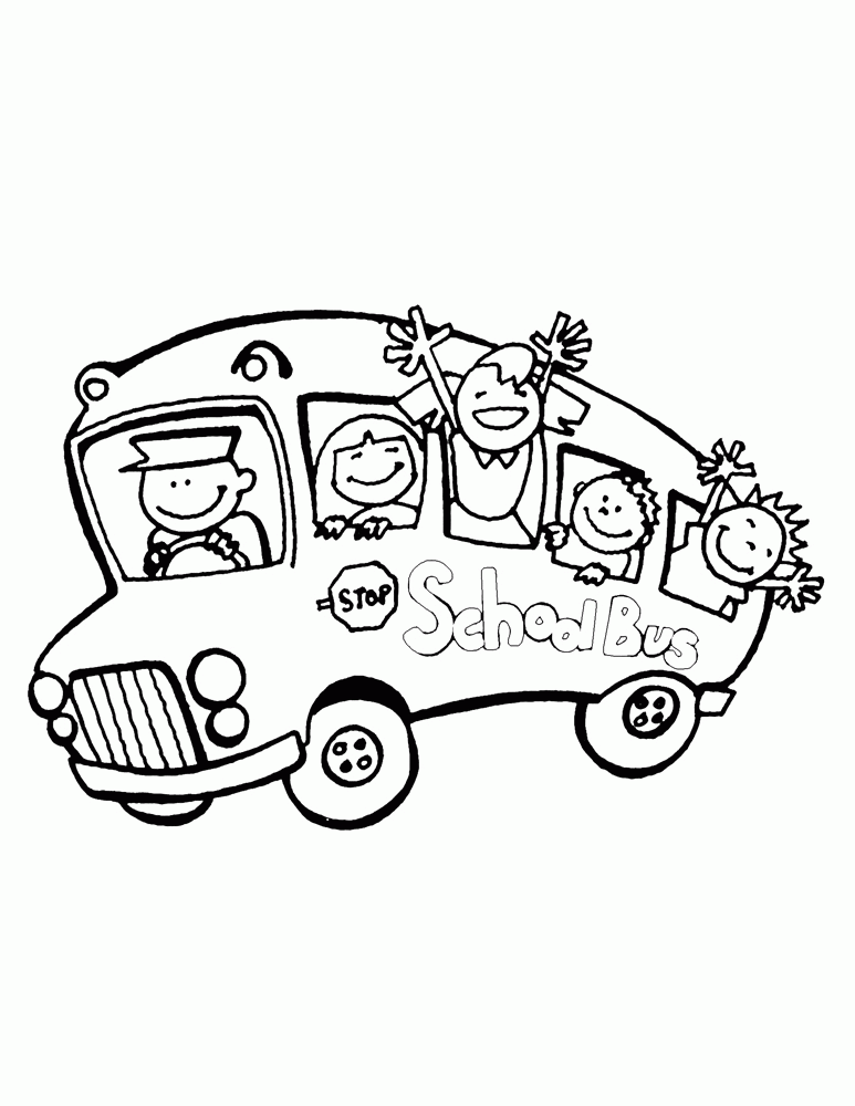 Preschool Coloring Pages Transportation