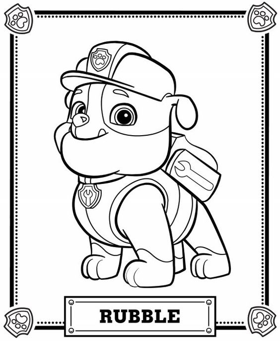 Paw Patrol Lookout Coloring Page Clip Art Library vlr.eng.br