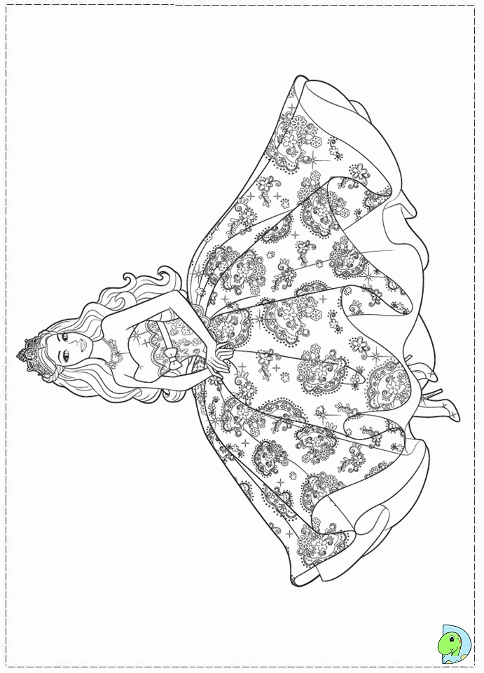 Free Dresses Coloring Pages, Download Free Dresses Coloring Pages png
