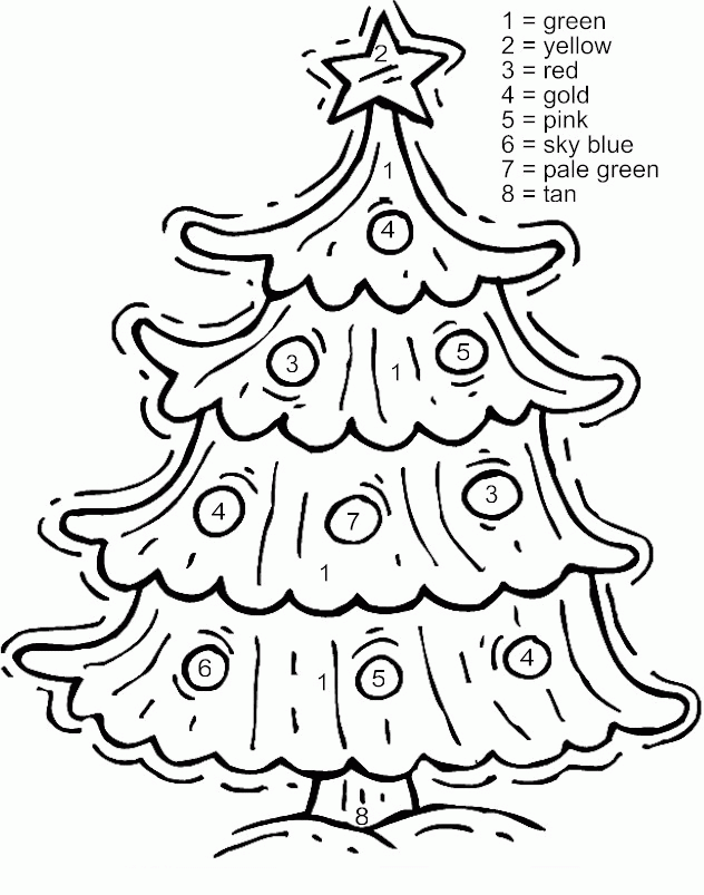 Free Difficult Color By Numbers Coloring Pages, Download Free Difficult