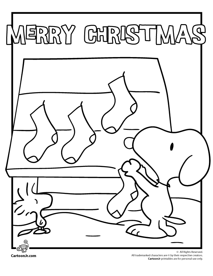 charlie brown christmas coloring pages to print - Clip Art Library