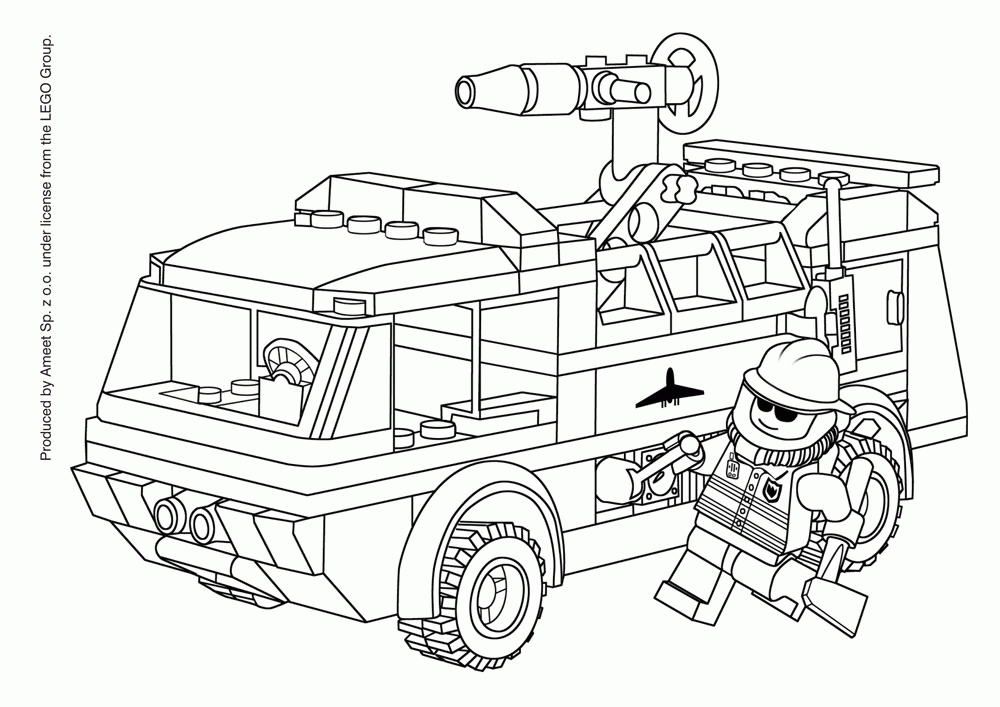Free Lego City Printable Coloring Pages, Download Free Lego City
