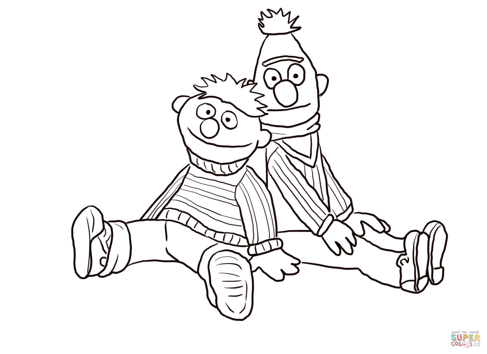 ernie sesame street coloring pages Clip Art Library