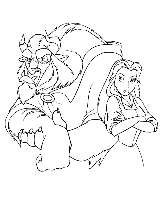 Free Coloring Pages Belle, Download Free Coloring Pages Belle png