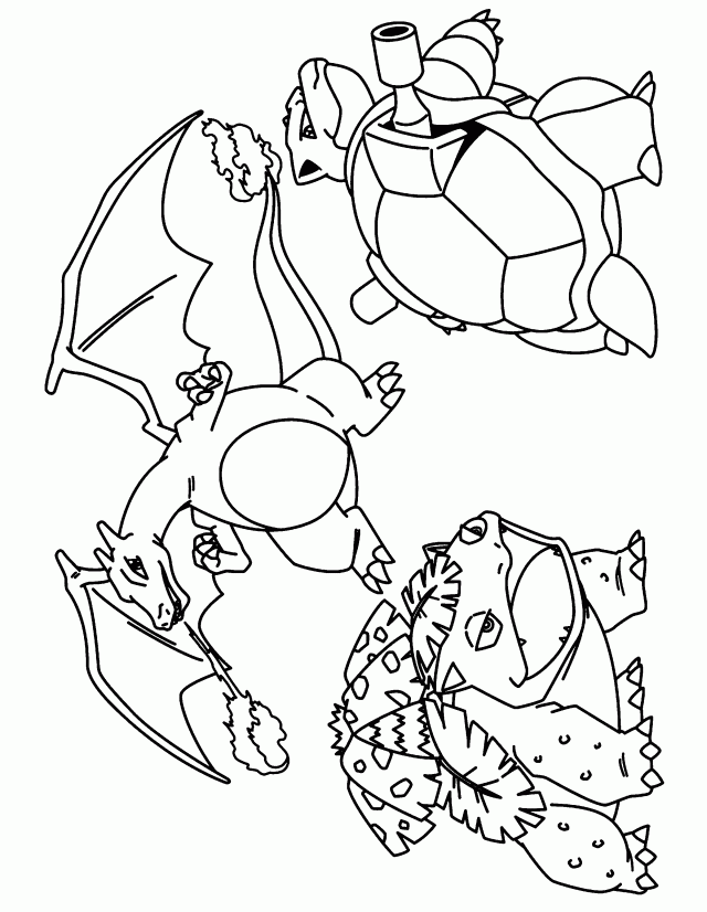 Pokemon Coloring Pages Venusaur