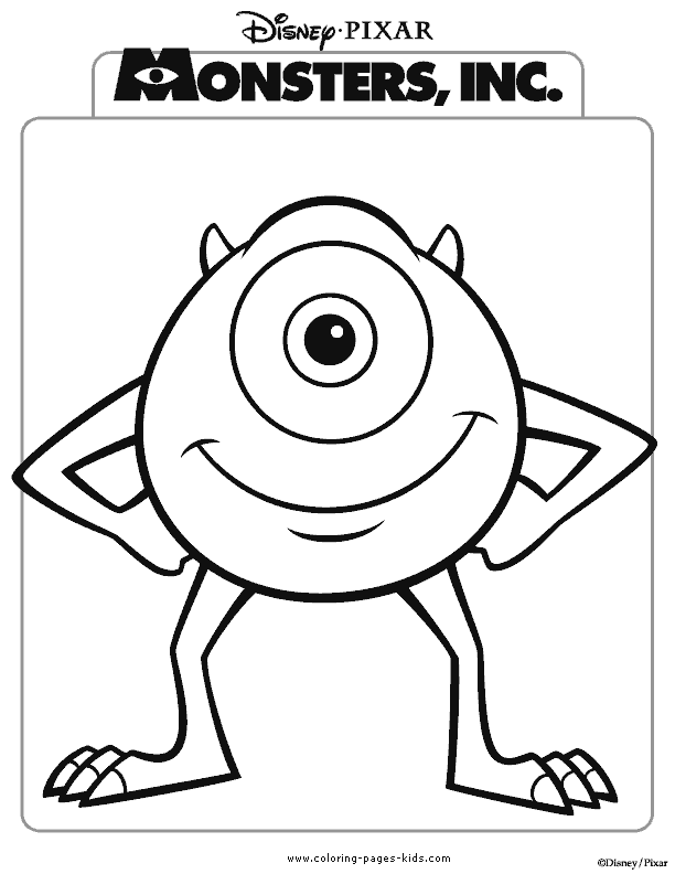 monsters inc coloring pages 655867