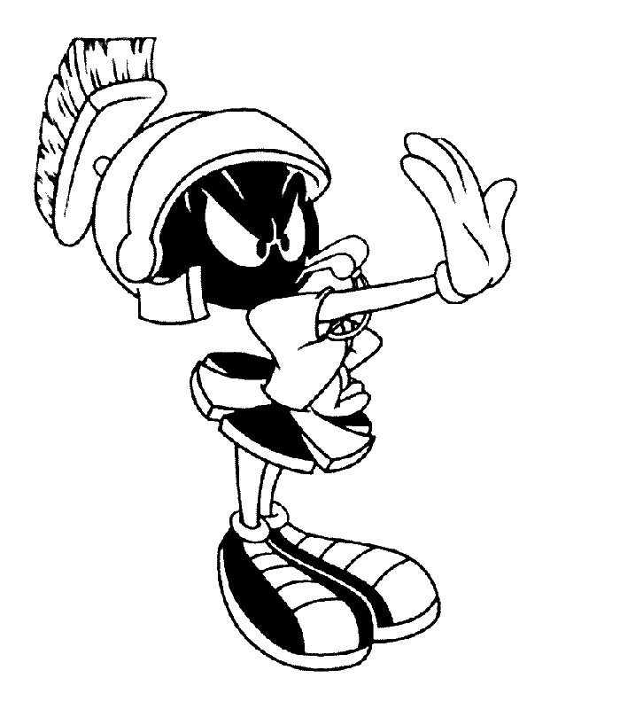 marvin the martian stencil Clip Art Library
