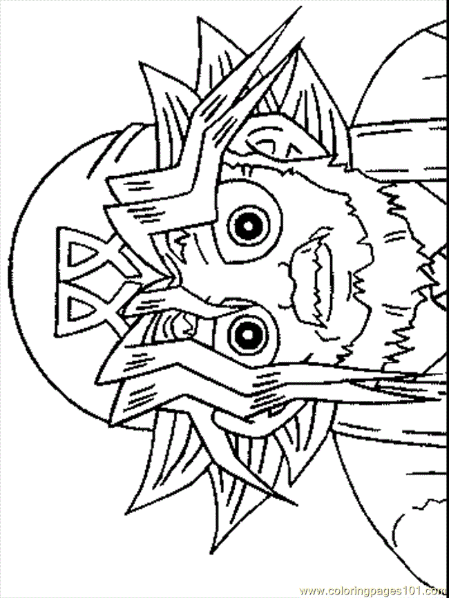 Yu Gi Oh Zexal Coloring Pages Printable