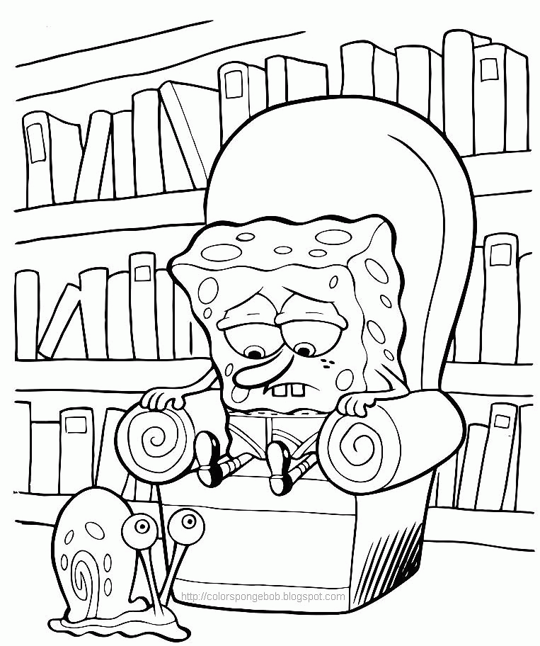 spongebob squarepants coloring pages Clip Art Library