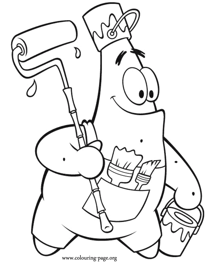 Free Spongebob And Patrick Coloring Page, Download Free Spongebob And