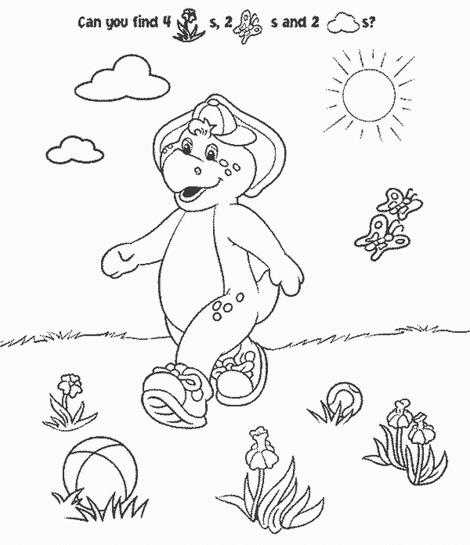 Barney and Friends Coloring Pages - Free Printable Coloring Pages