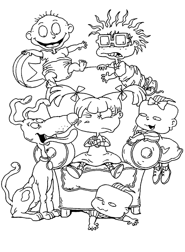 Free Rugrats Colouring Pages, Download Free Rugrats Colouring Pages Png Images, Free Cliparts On Clipart Library 878_x_647_gif