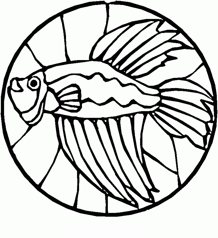 Free Printable Stained Glass Window Coloring Page, Download Free