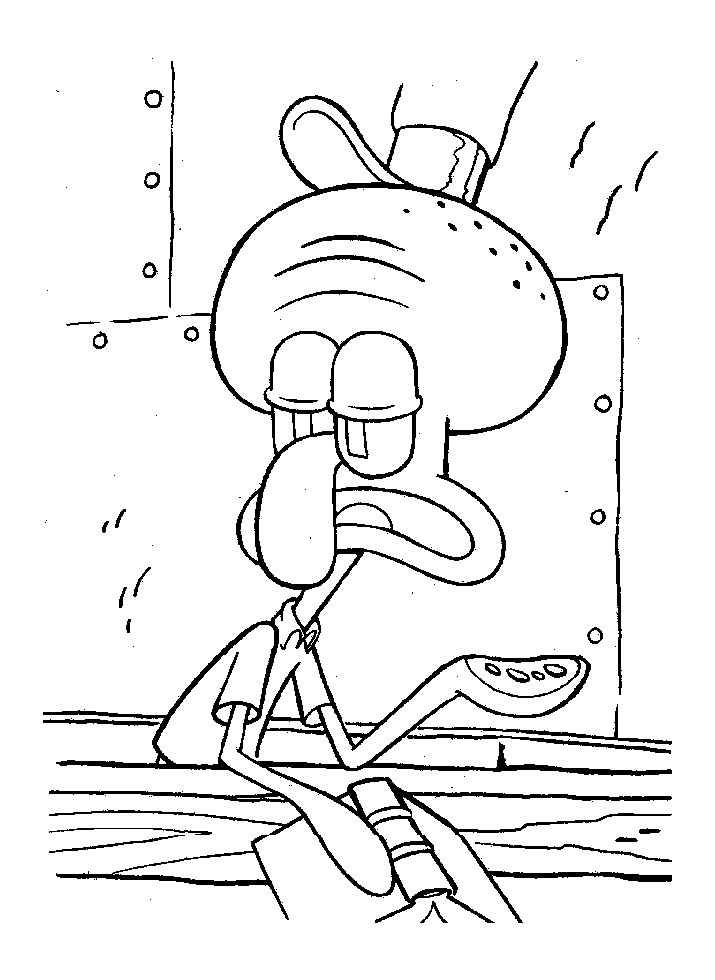 squidward coloring pages 673996