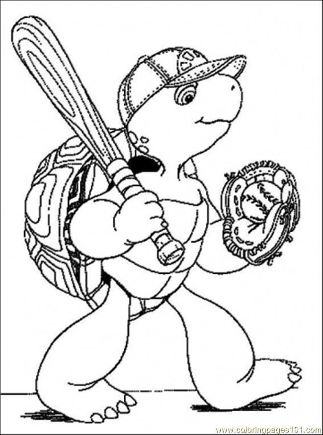 franklin the turtle coloring pages Clip Art Library