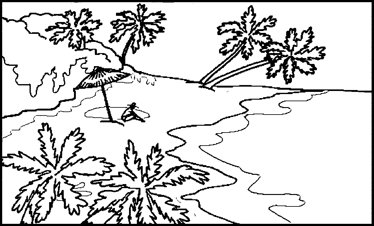 Free Spring Landscape Coloring Pages, Download Free Spring