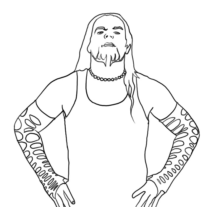 Randy Orton Coloring Pages