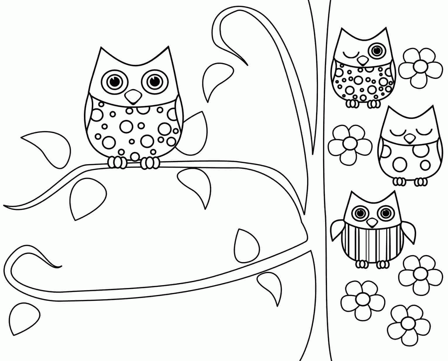 Free Girl Owl Coloring Pages, Download Free Girl Owl Coloring Pages png