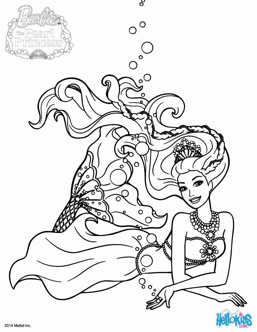 Free Free Coloring Pages Of Barbie Princesses, Download Free Free