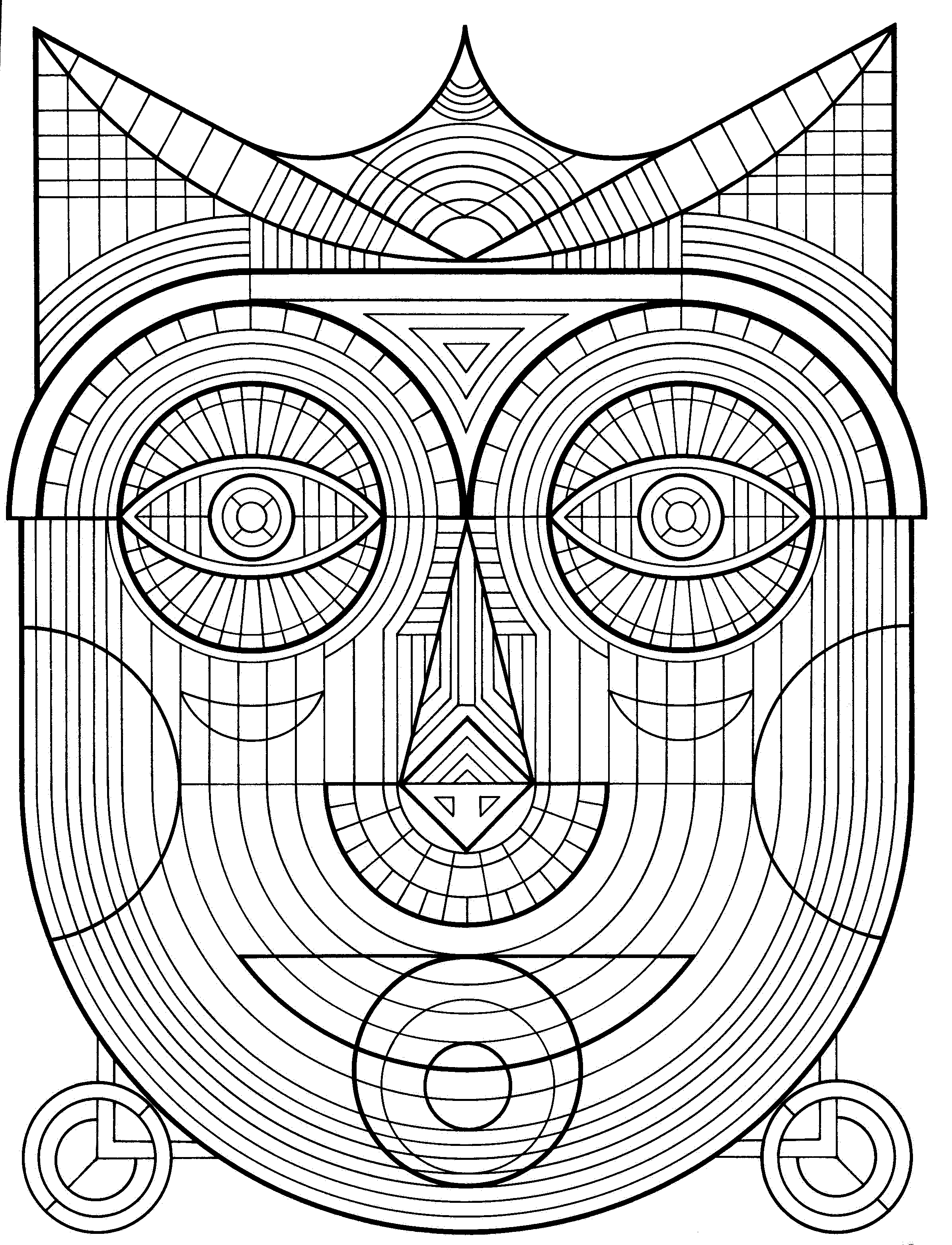 Free Free Printable Geometric Design Coloring Pages, Download Free Free