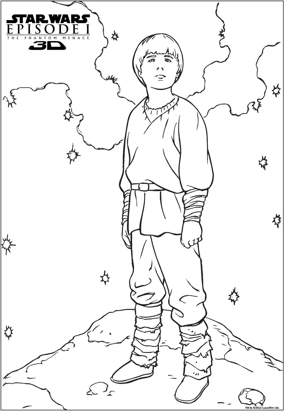 star wars the phantom menace coloring pages Clip Art Library