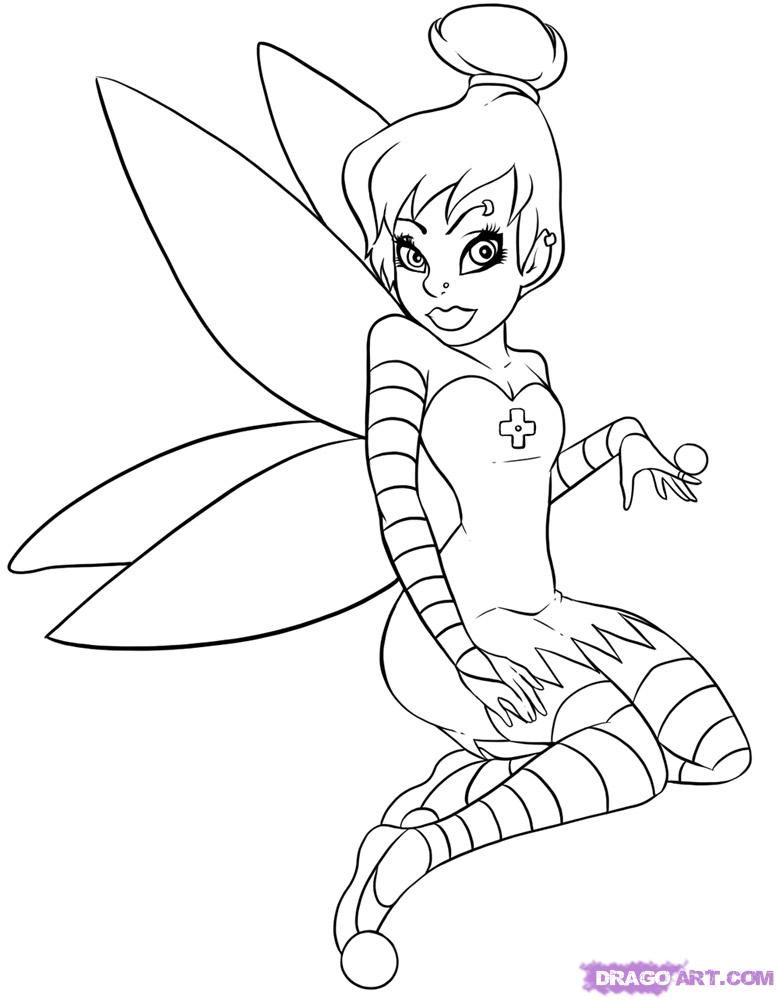 drawing easy tinkerbell Clip Art Library