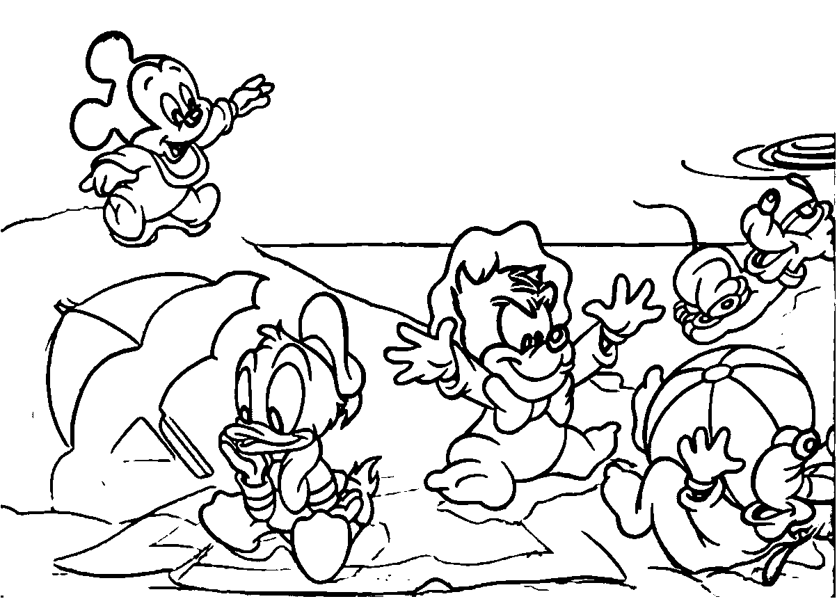 Free Mickey Mouse And Donald Duck Coloring Pages, Download Free Mickey