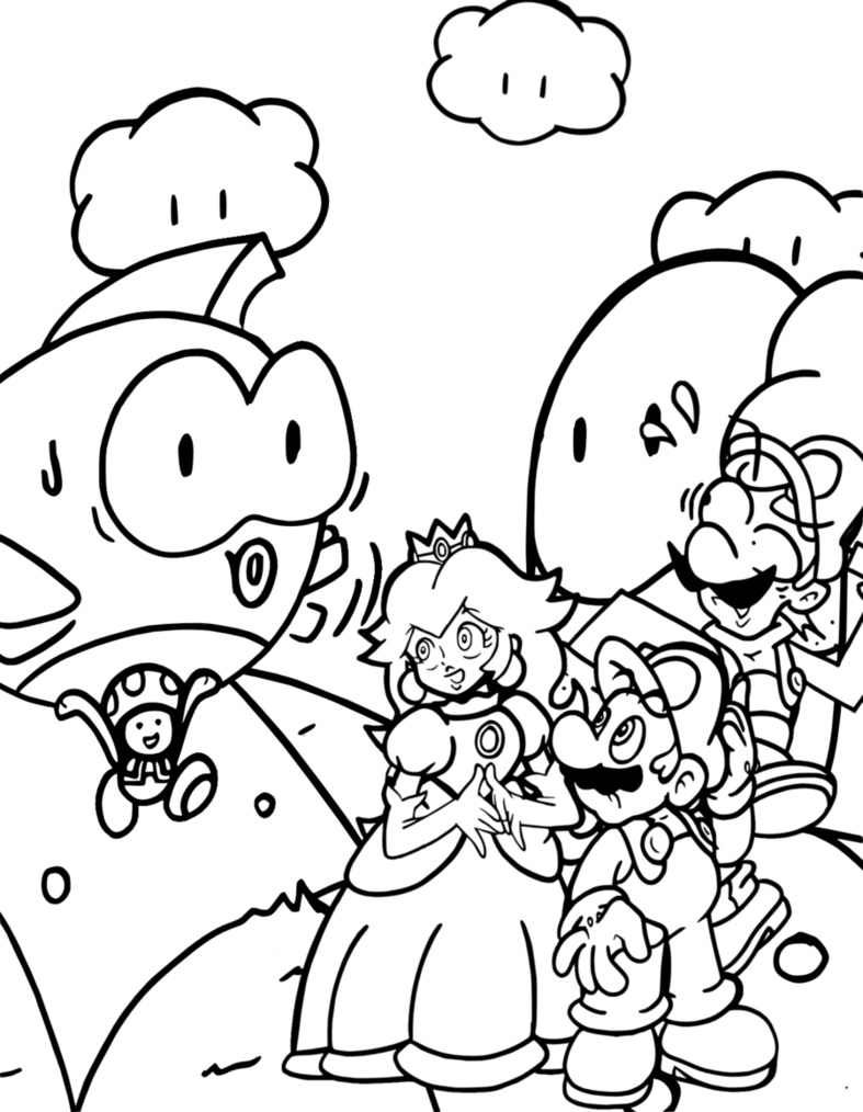 66 Ausmalbilder Super Mario 3d World Ausmabilder 2021