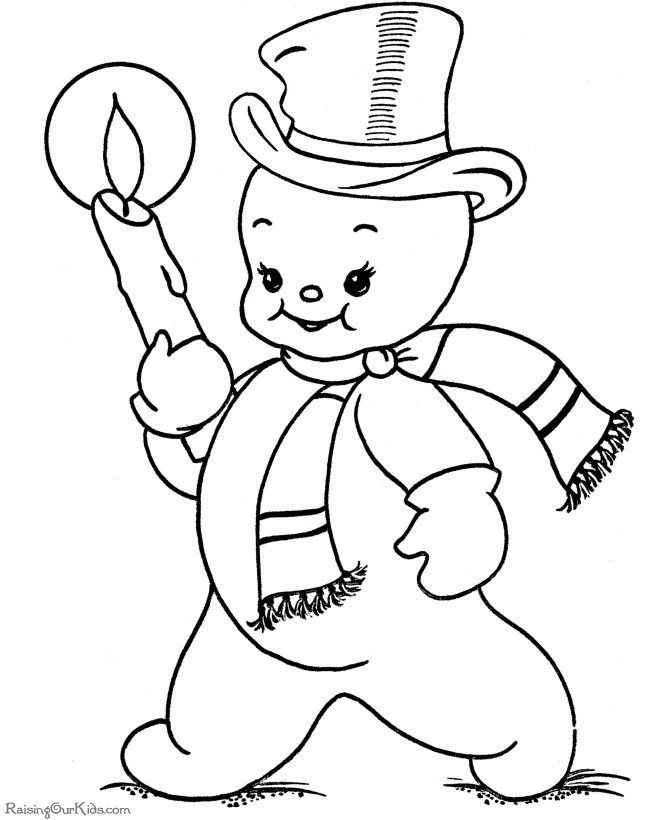 Free Coloring Pages Of Snowman, Download Free Coloring Pages Of Snowman