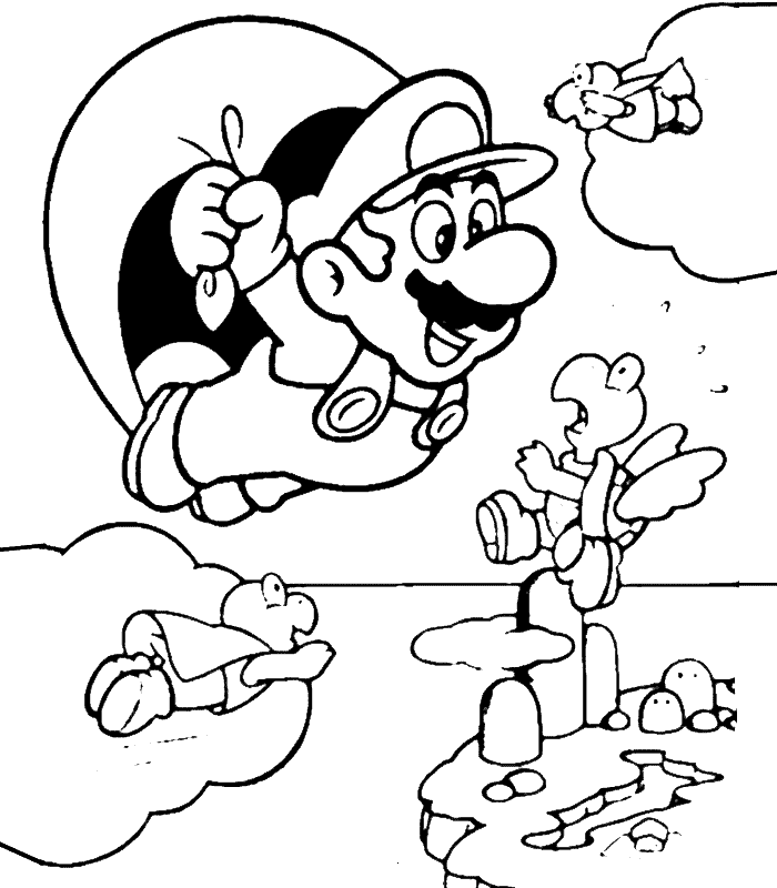 Free Coloring Pages Mario 3D World, Download Free Coloring Pages Mario