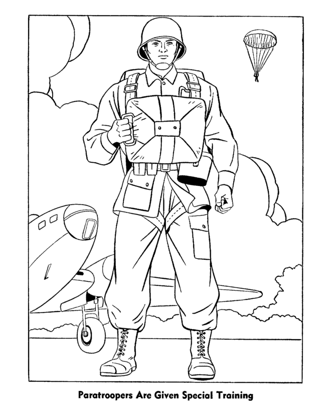 Army Coloring Pages Printable Free Download