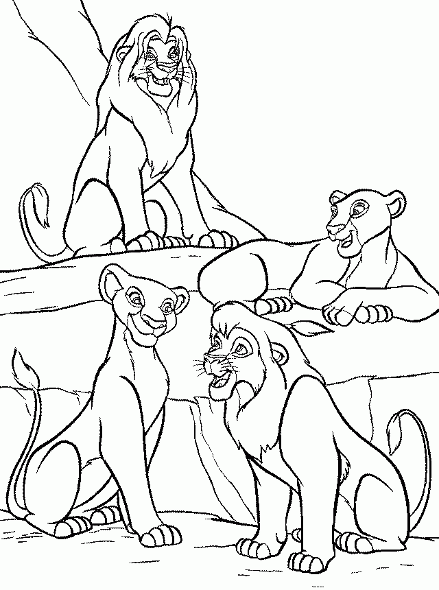 Free Kiara And Kovu Coloring Pages, Download Free Kiara And Kovu