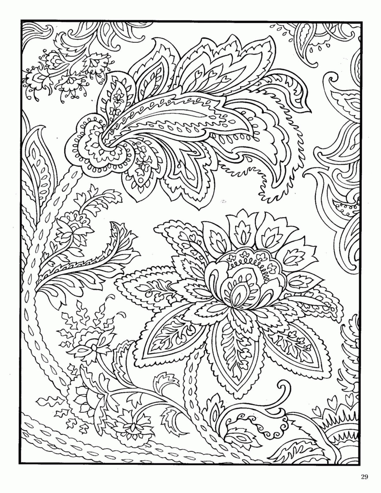 Free Paisley Pattern Coloring Pages, Download Free Clip Art, Free Clip Art on Clipart Library