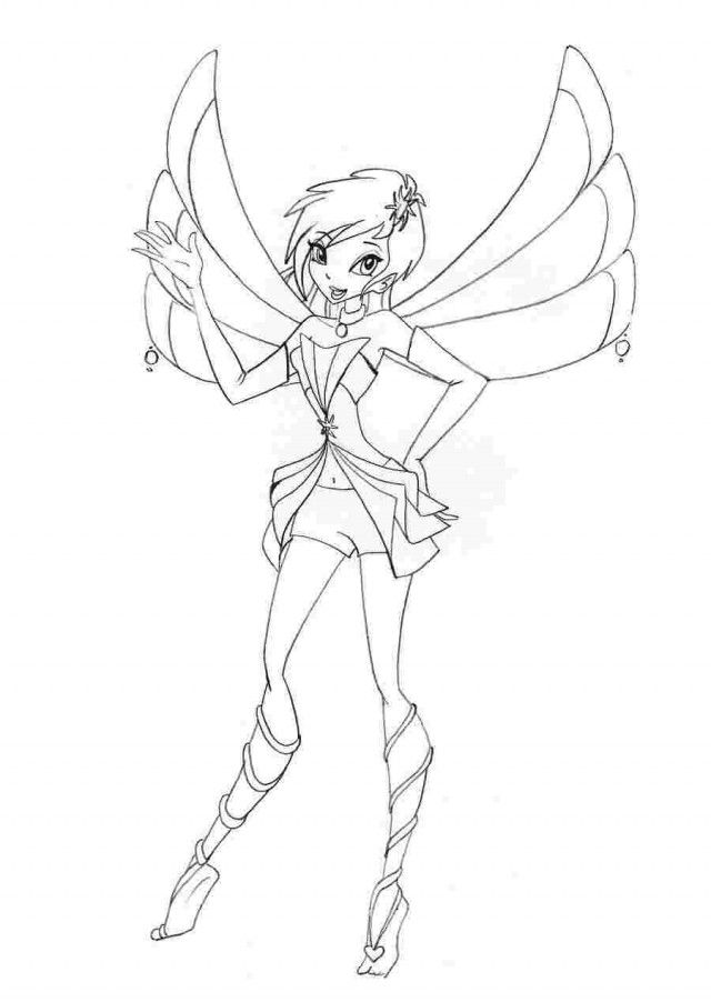 winx club darcy coloring pages Clip Art Library