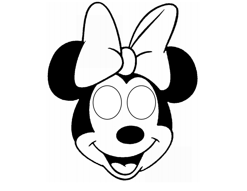 minnie mouse mask printable 592328