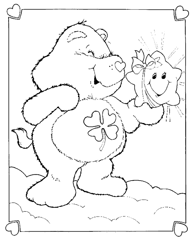 Free How To Draw A Care Bear, Download Free How To Draw A Care Bear png