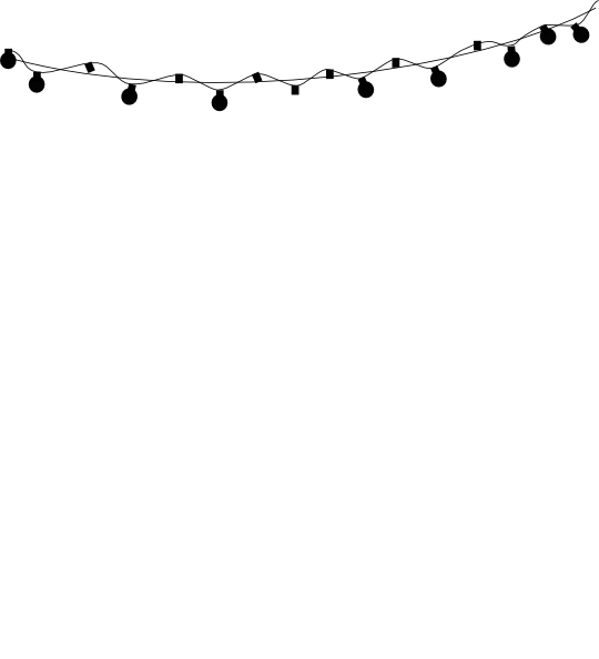 string fairy lights transparent background Clip Art Library