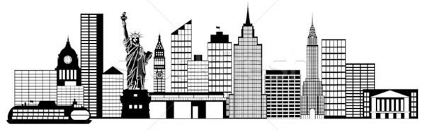 New York City Clipart Black And White Clip Art Library