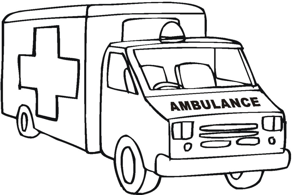 ambulance clipart black and white Clip Art Library