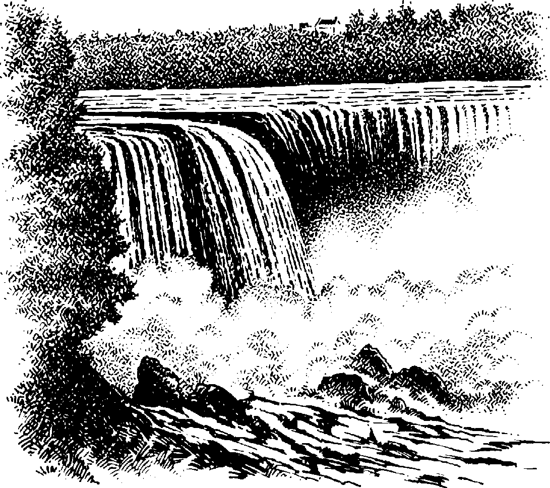 Black And White Pictures Of Waterfalls