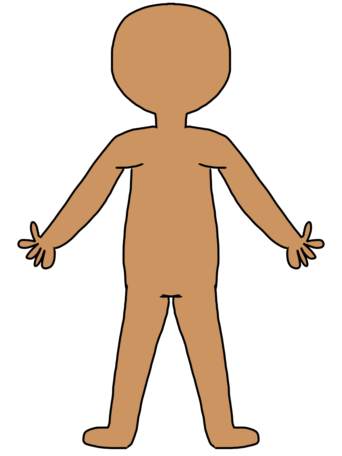 Cartoon Body Parts Partes Corpo Umano Lichaamsdelen Humain Niños