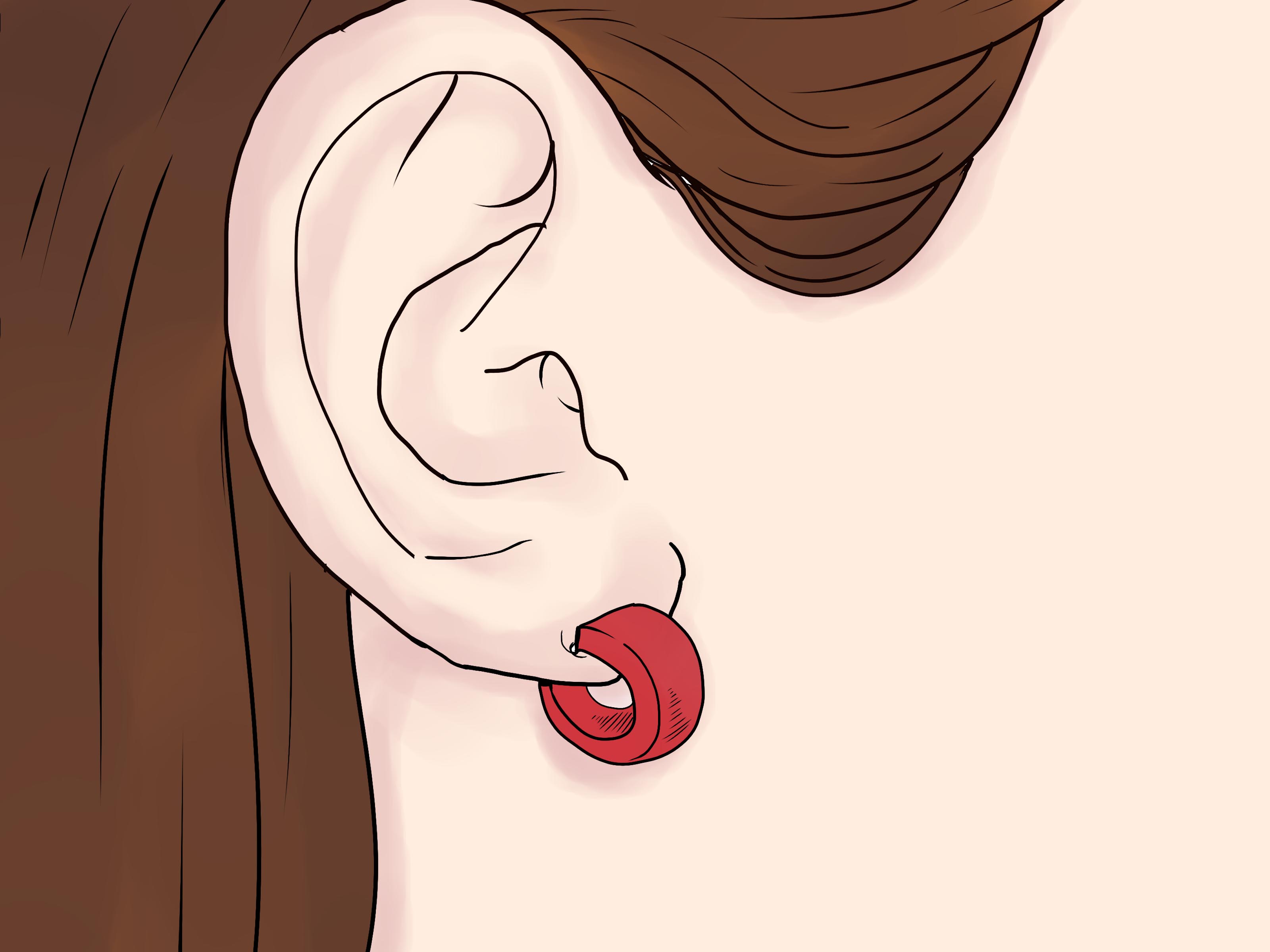 ear with earring clipart Clip Art Library