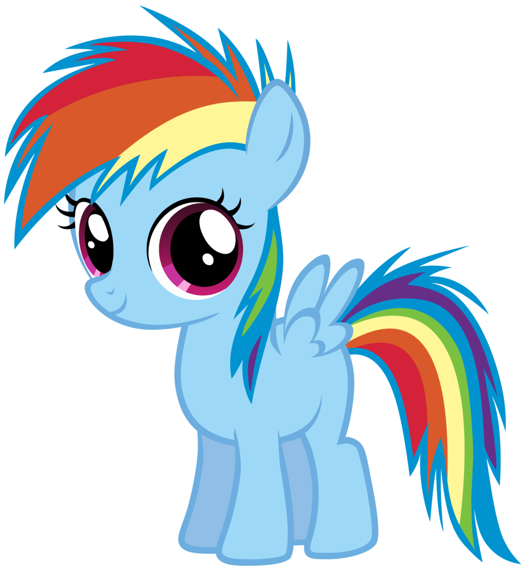 rainbow dash coloring page Clip Art Library