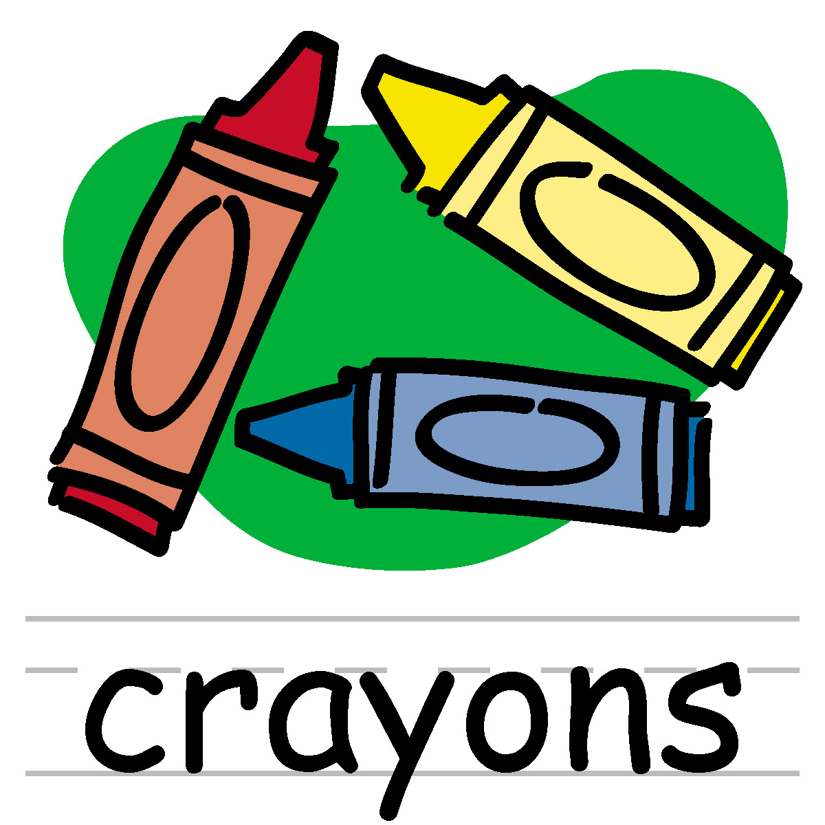 Crayon Cliparts A Colorful Collection for Various Creative Projects