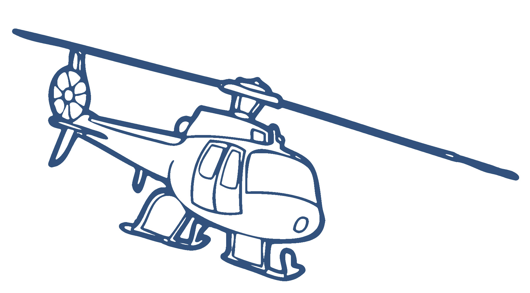 Free Helicopter Clipart Black And White, Download Free Helicopter