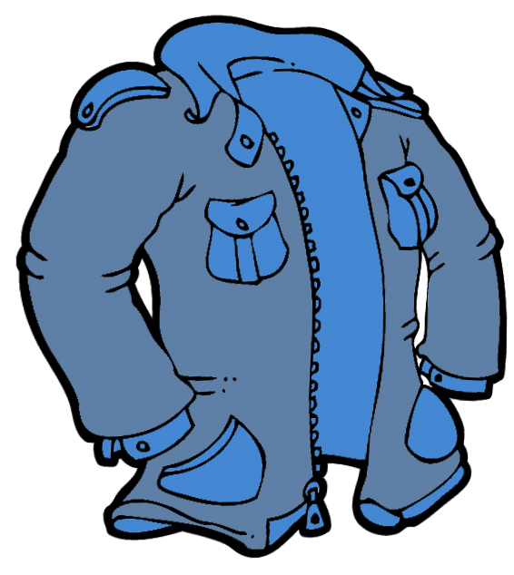 blue jacket clipart Clip Art Library