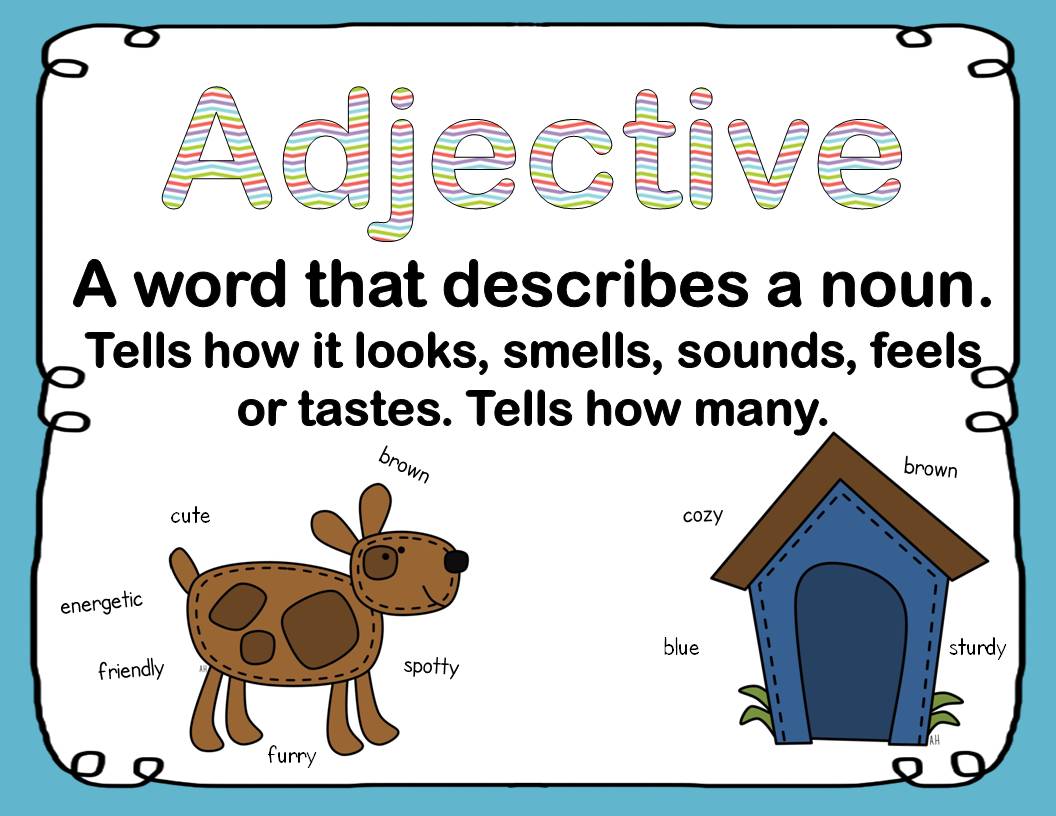 Adjective Cliparts Bring Your Writing to Life with Creative Adjectives