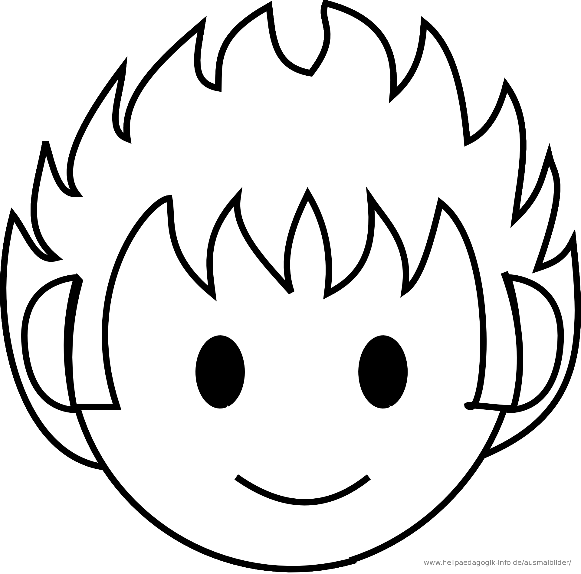 child face clipart black and white Clip Art Library