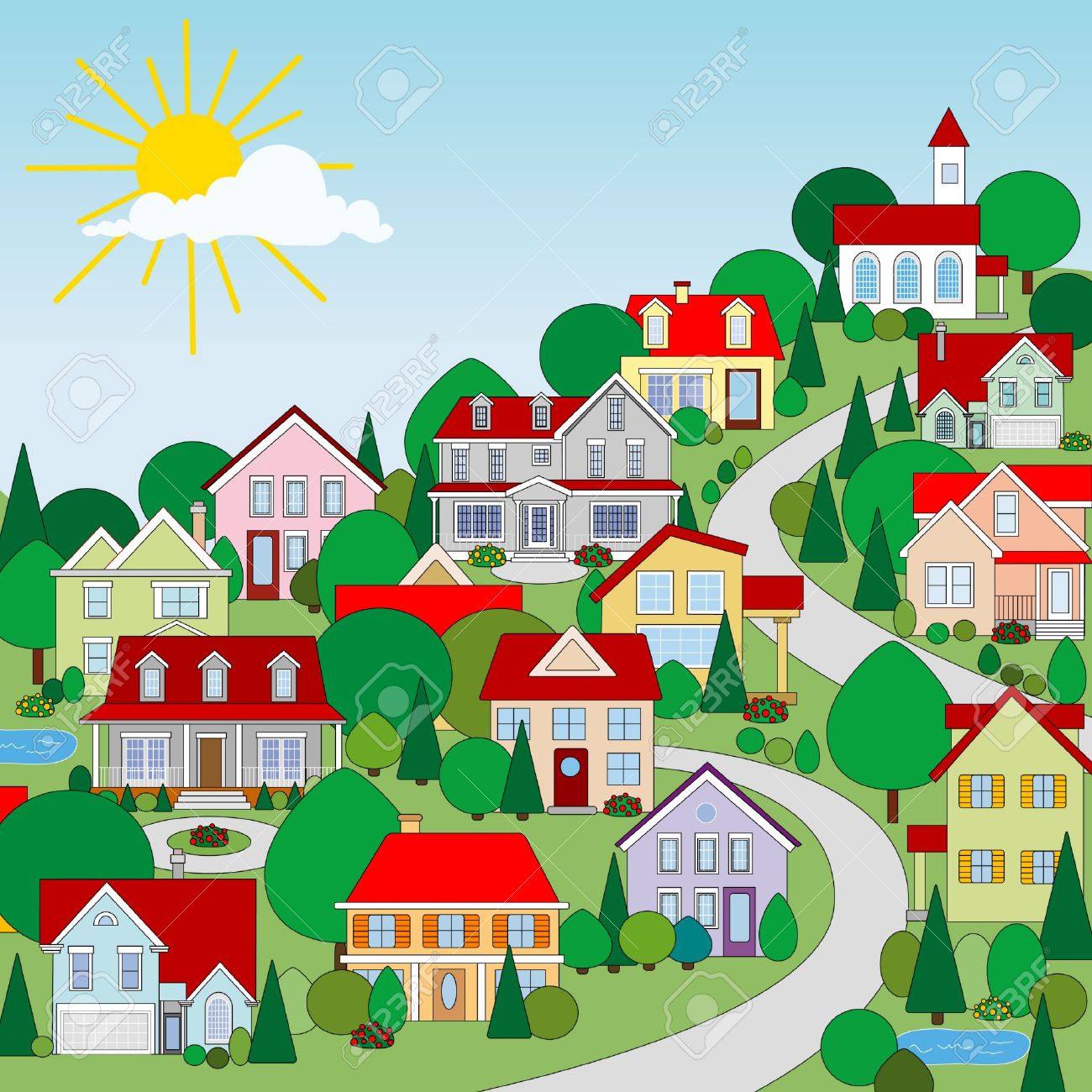 Free Village Cliparts, Download Free Village Cliparts png images, Free